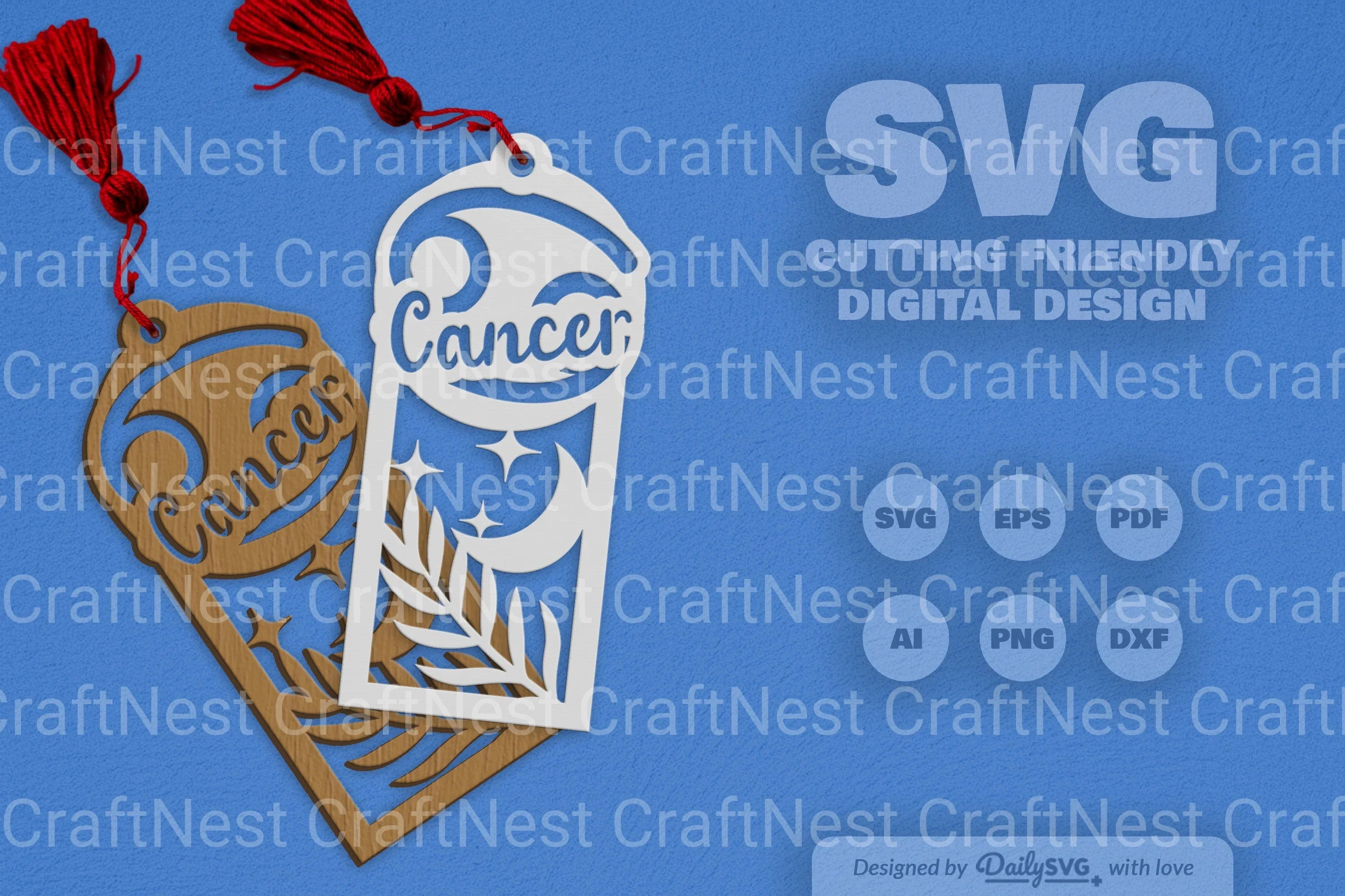 Zodiac Cancer Laser Cut SVG Bundle