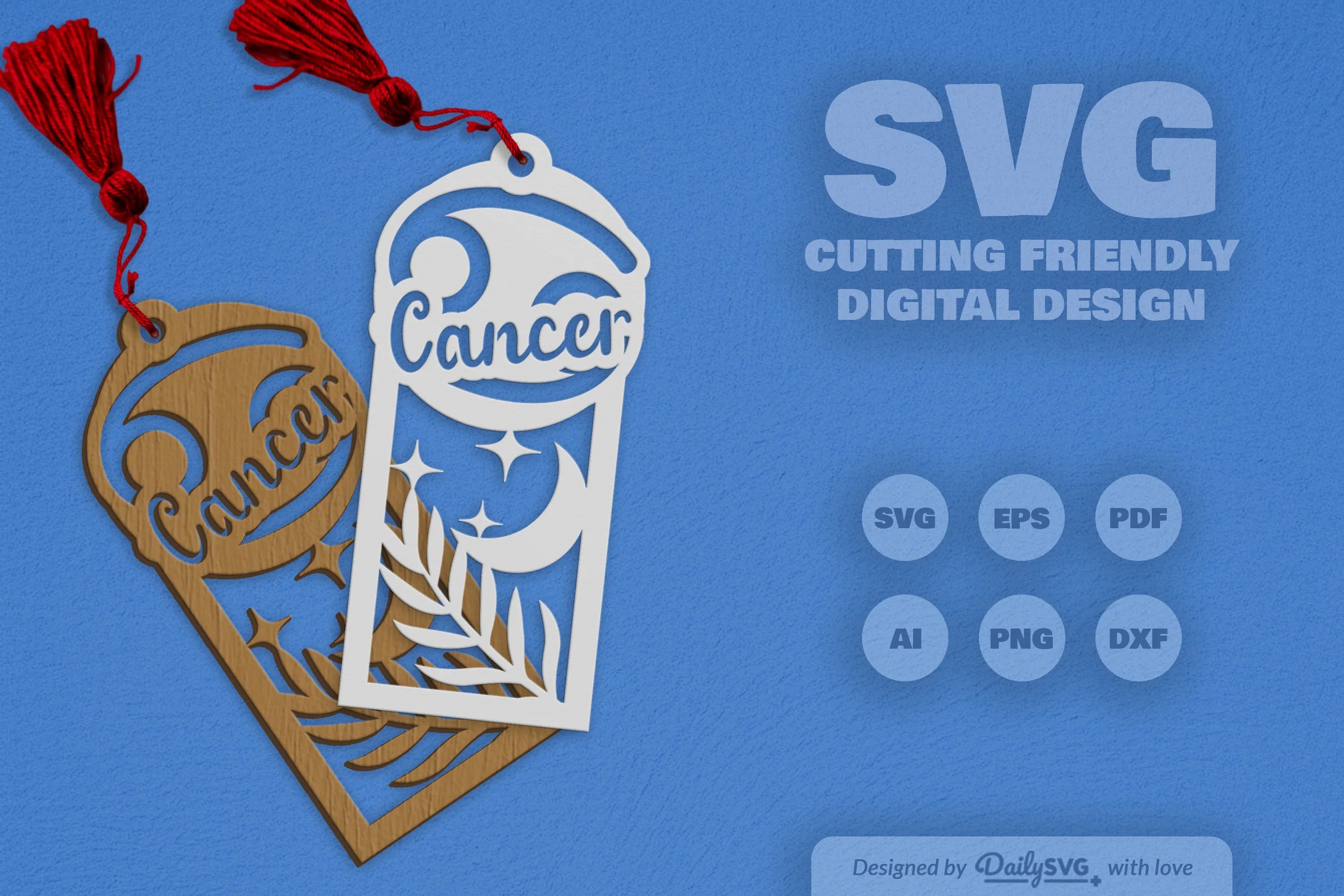 Zodiac Cancer Laser Cut SVG Bundle - CraftNest - Digital Crafting and Art