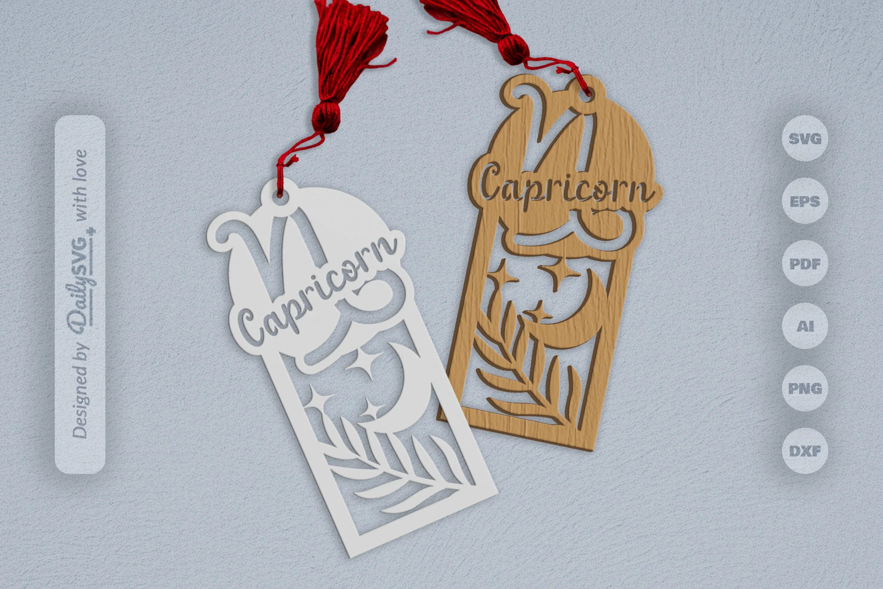 Capricorn Zodiac Laser Cut SVG Bundle 1 - CraftNest - Digital Crafting and Art