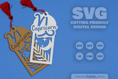 Capricorn Zodiac Laser Cut SVG Bundle 1 - CraftNest - Digital Crafting and Art