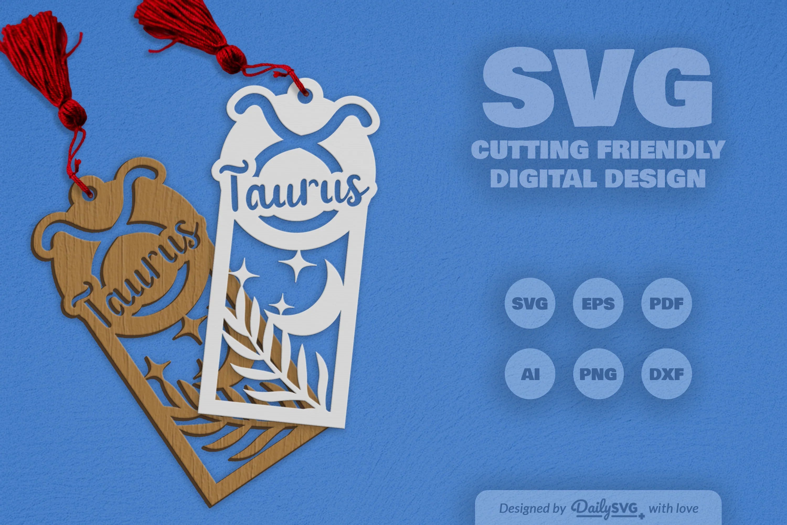 Zodiac Laser Cut Taurus SVG Bundle SVGs - CraftNest - Digital Crafting and Art