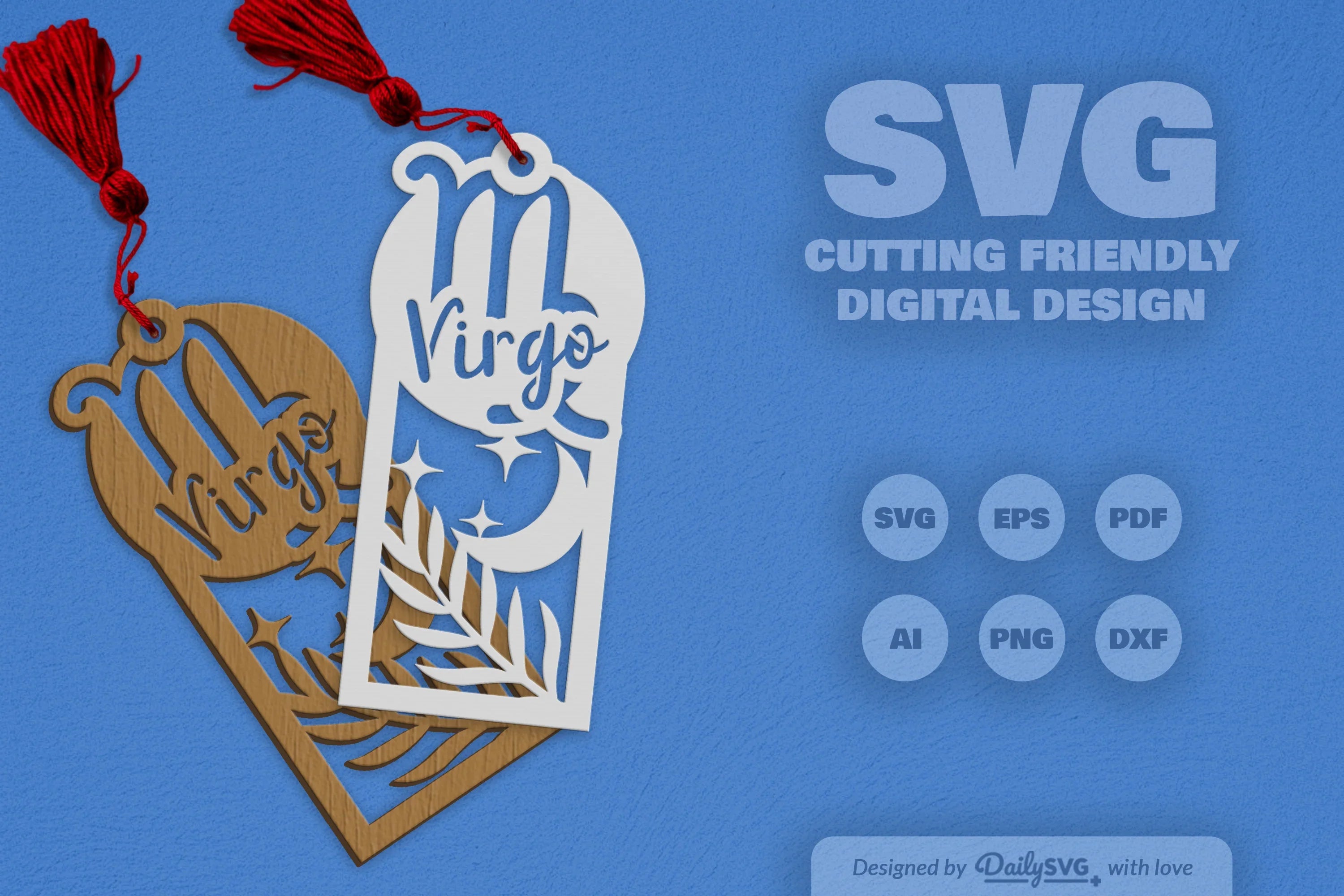 Virgo Zodiac Laser Cut SVG Bundle - CraftNest - Digital Crafting and Art