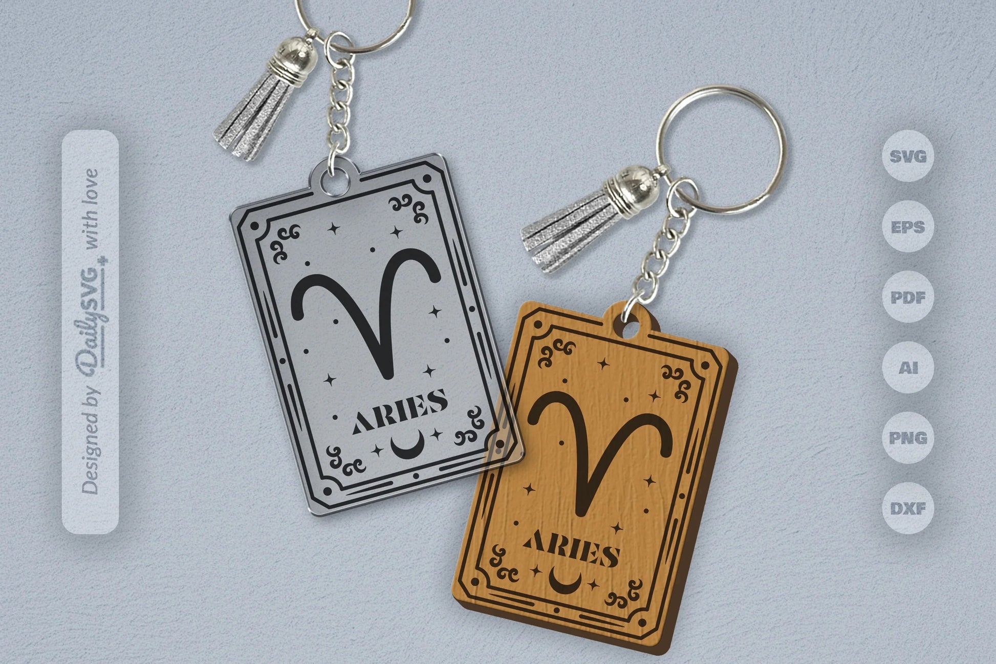 Zodiac Card Aries SVG Bundle - CraftNest - Digital Crafting and Art