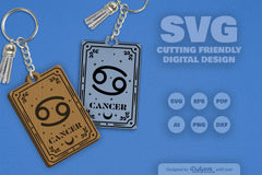 Zodiac Cancer SVG Card SVG Bundle - CraftNest - Digital Crafting and Art