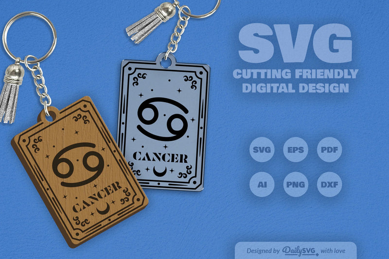 Zodiac Cancer SVG Card SVG Bundle - CraftNest - Digital Crafting and Art