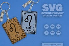 Zodiac Card Leo SVG Bundle - CraftNest - Digital Crafting and Art