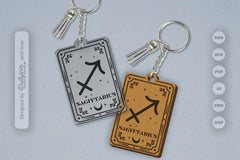 Zodiac SVG Bundle: Sagittarius Card Designs - CraftNest - Digital Crafting and Art