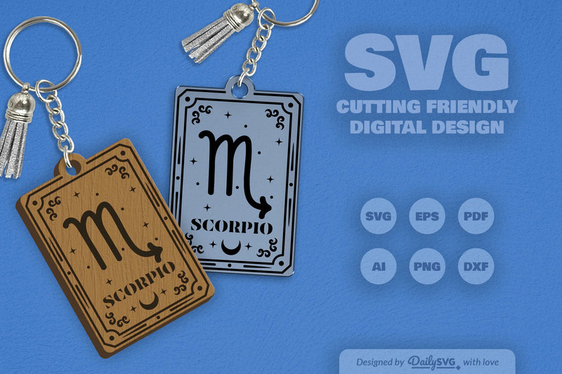Scorpio Zodiac SVG Card SVG Bundle - CraftNest - Digital Crafting and Art