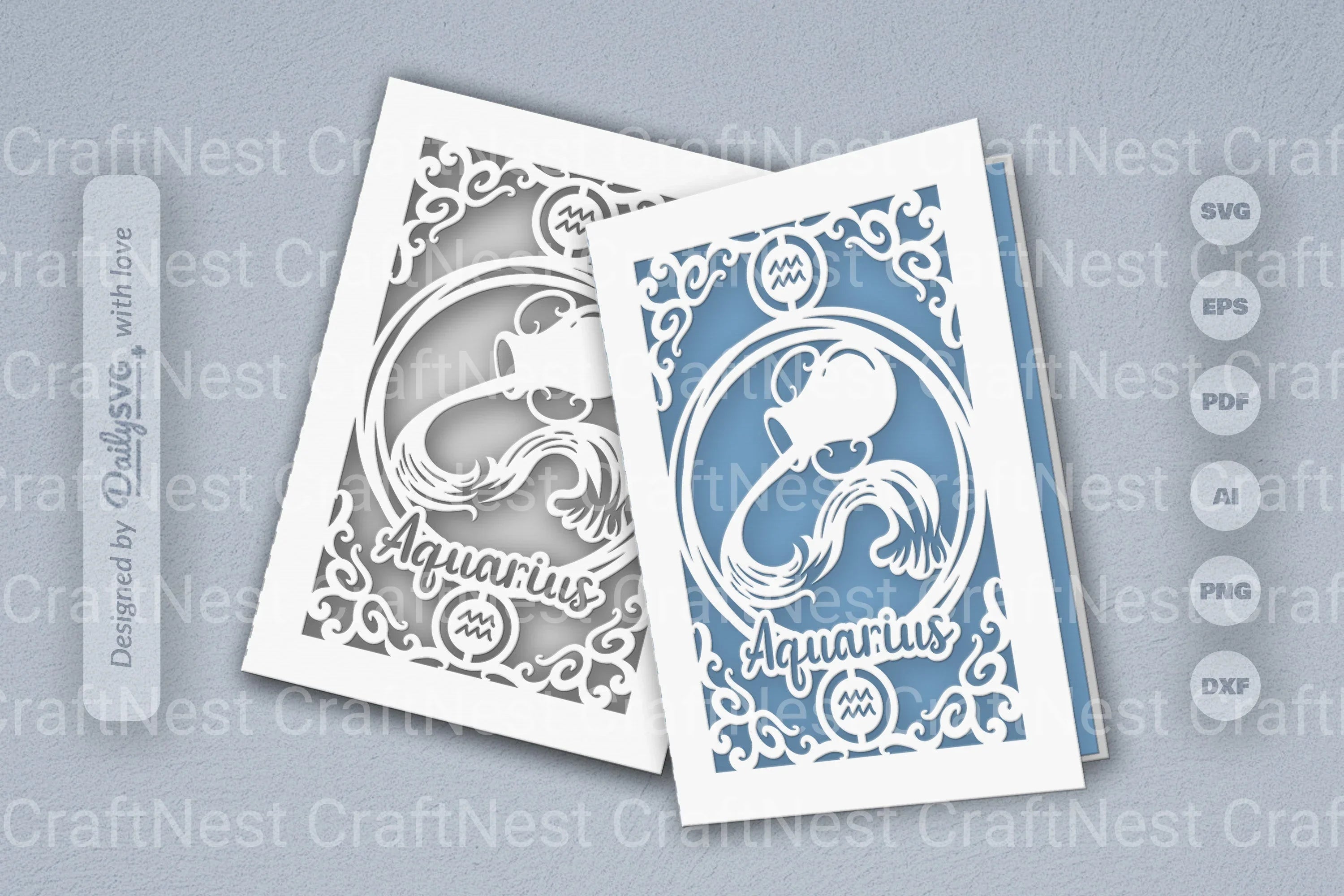 Aquarius Zodiac SVG Bundle