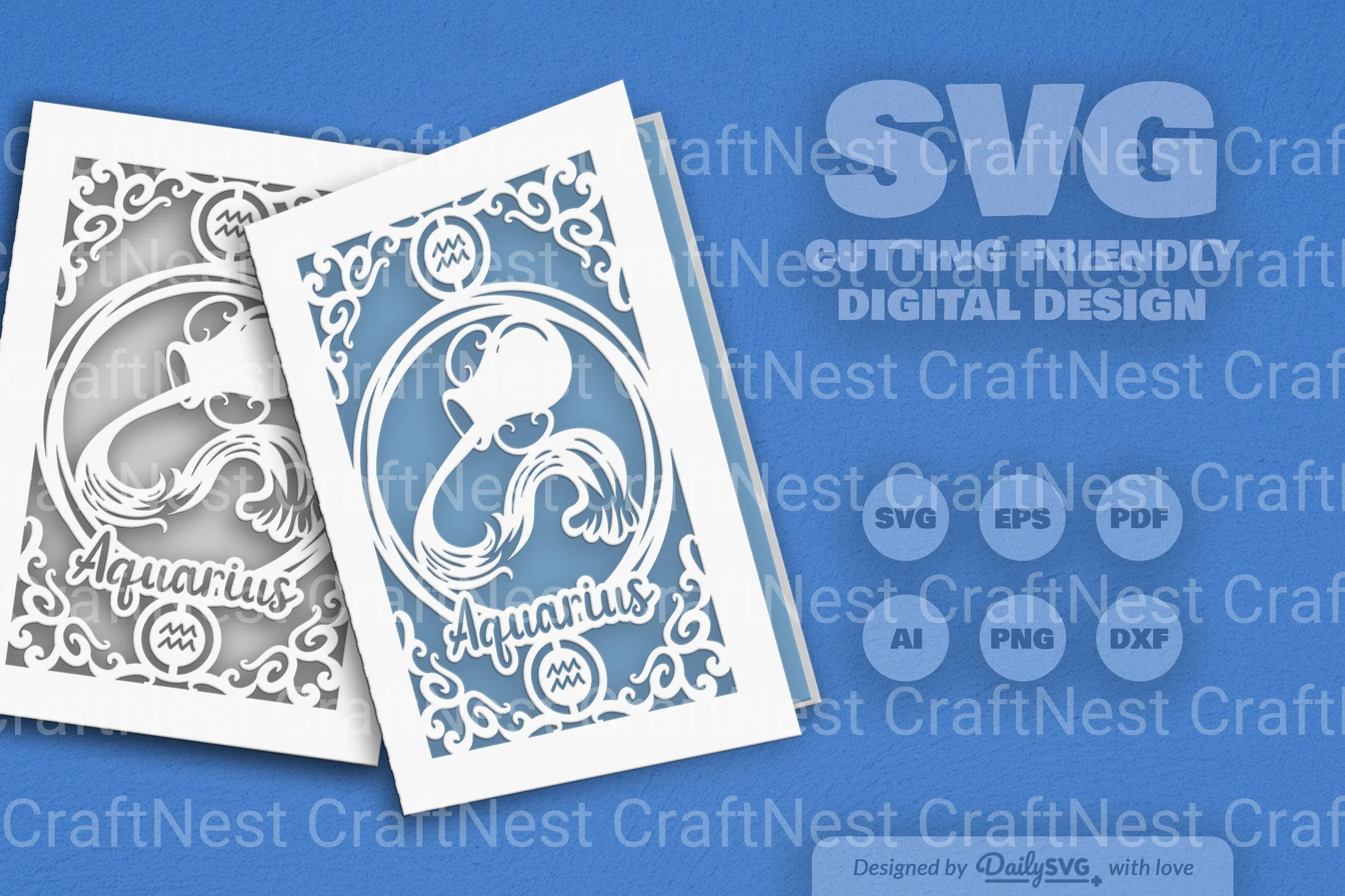 Aquarius Zodiac SVG Bundle