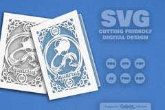 Aquarius Zodiac SVG Bundle 1 - CraftNest - Digital Crafting and Art
