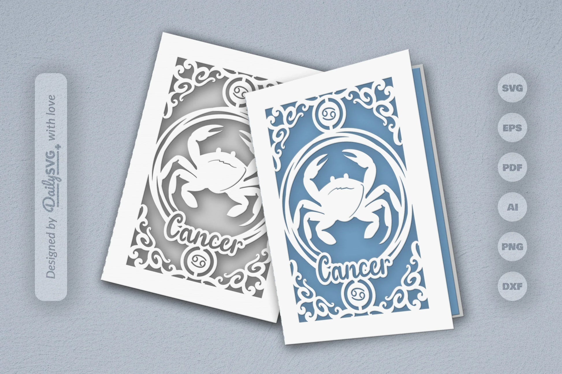 Zodiac Cancer SVG Bundle 2 - CraftNest - Digital Crafting and Art