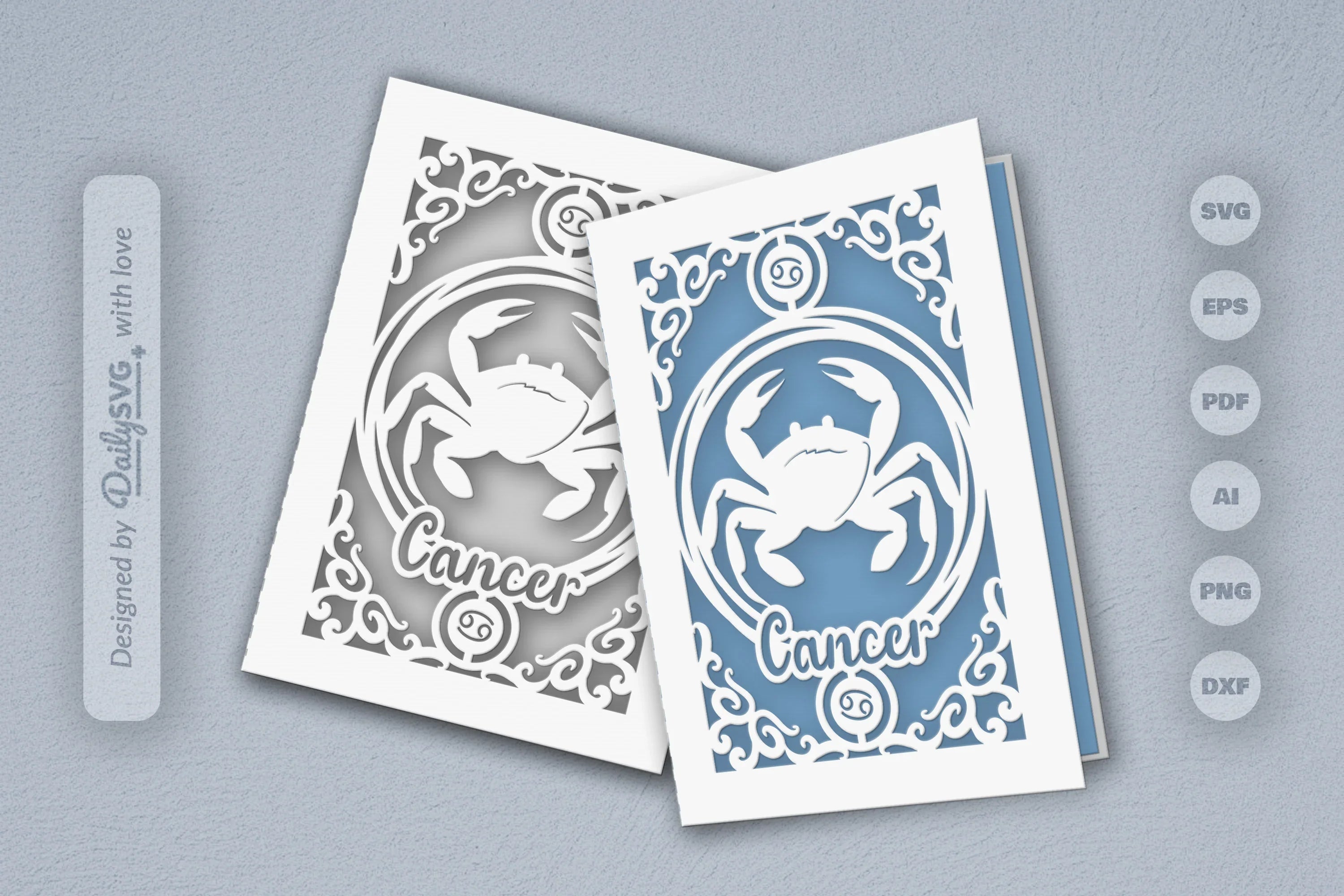 Zodiac Cancer SVG Bundle 2 - CraftNest - Digital Crafting and Art