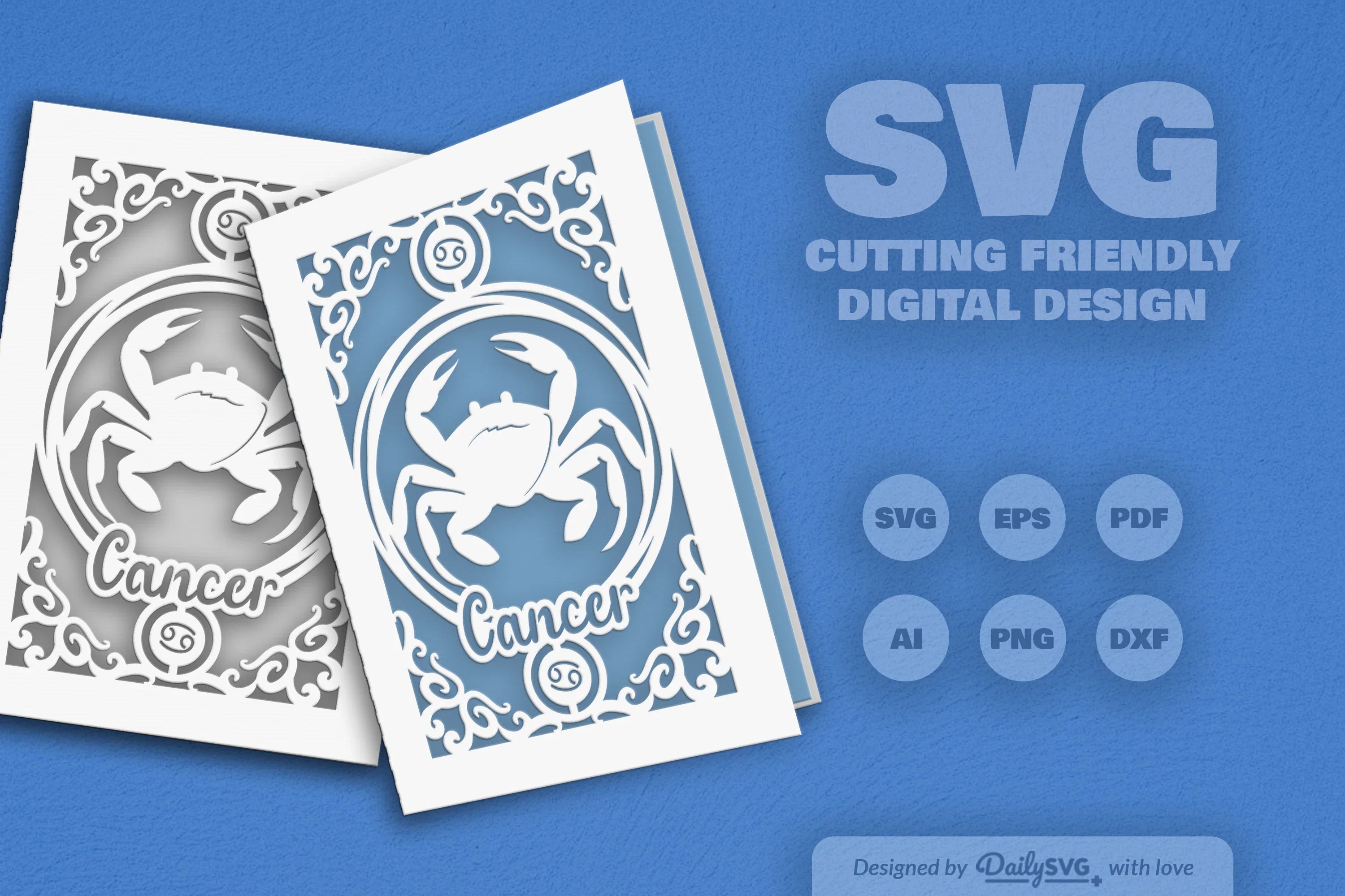 Zodiac Cancer SVG Bundle 2 - CraftNest - Digital Crafting and Art