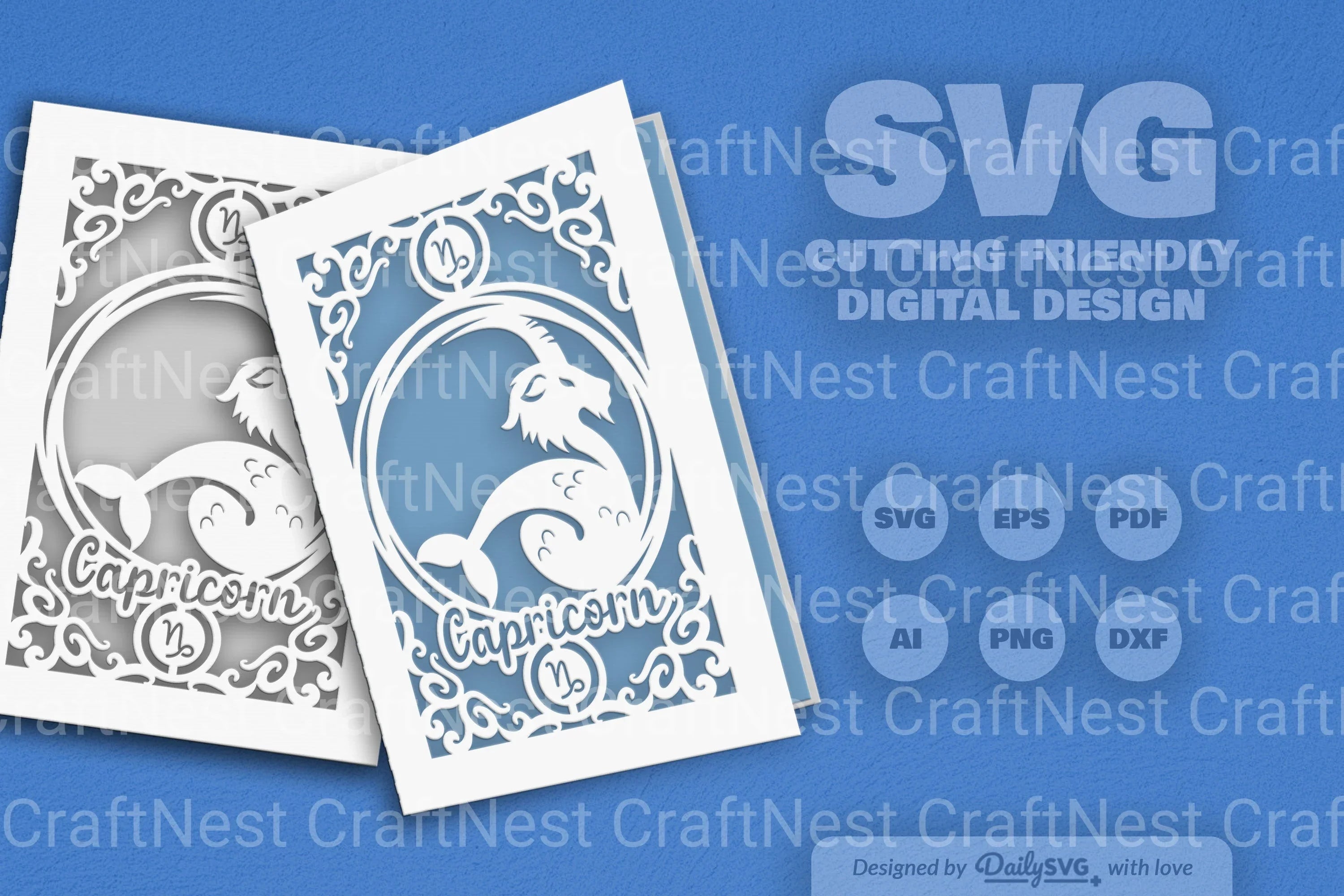 Zodiac Capricorn SVG Bundle