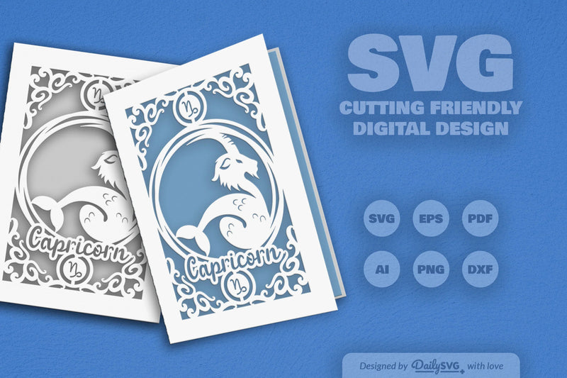 Zodiac Capricorn SVG Bundle - CraftNest - Digital Crafting and Art