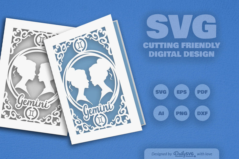 Gemini Zodiac SVG Bundle - CraftNest - Digital Crafting and Art