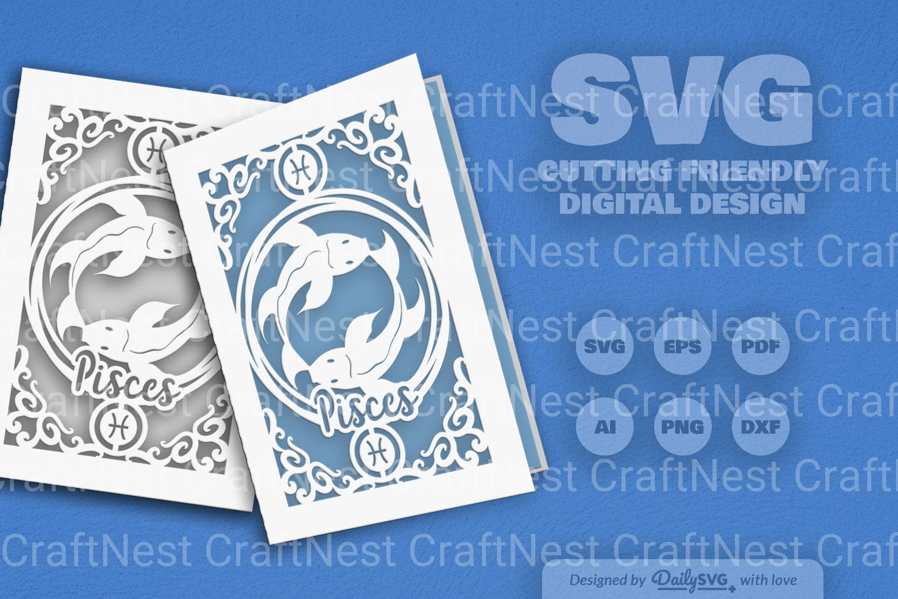 Zodiac Pisces SVG Bundle