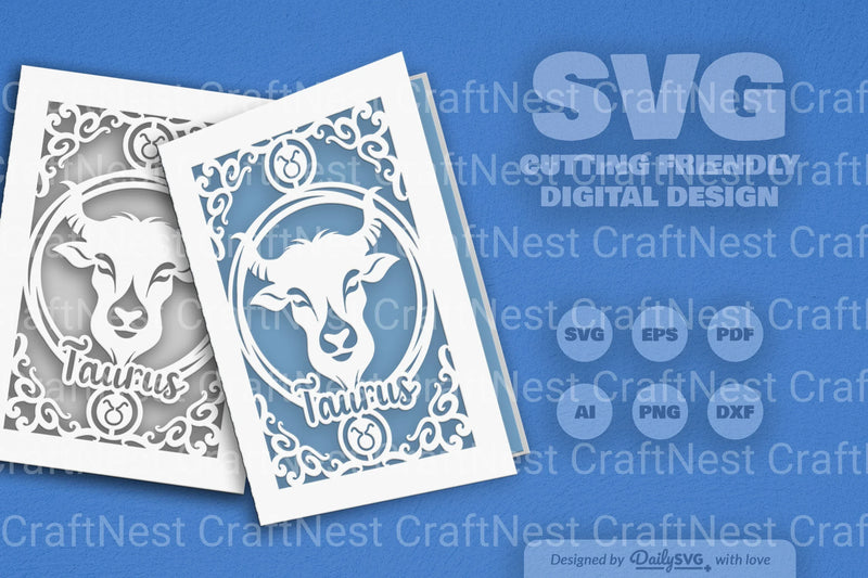 Zodiac Taurus SVG Bundle - CraftNest - Digital Crafting and Art