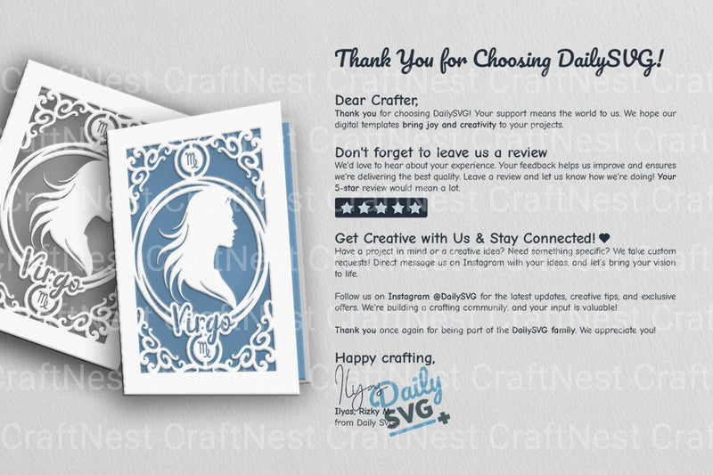 Zodiac Virgo SVG Bundle: Perfect Gifts for Virgos - CraftNest - Digital Crafting and Art