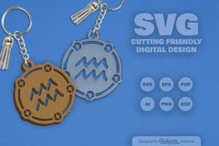 Aquarius Zodiac SVG Bundle - CraftNest - Digital Crafting and Art