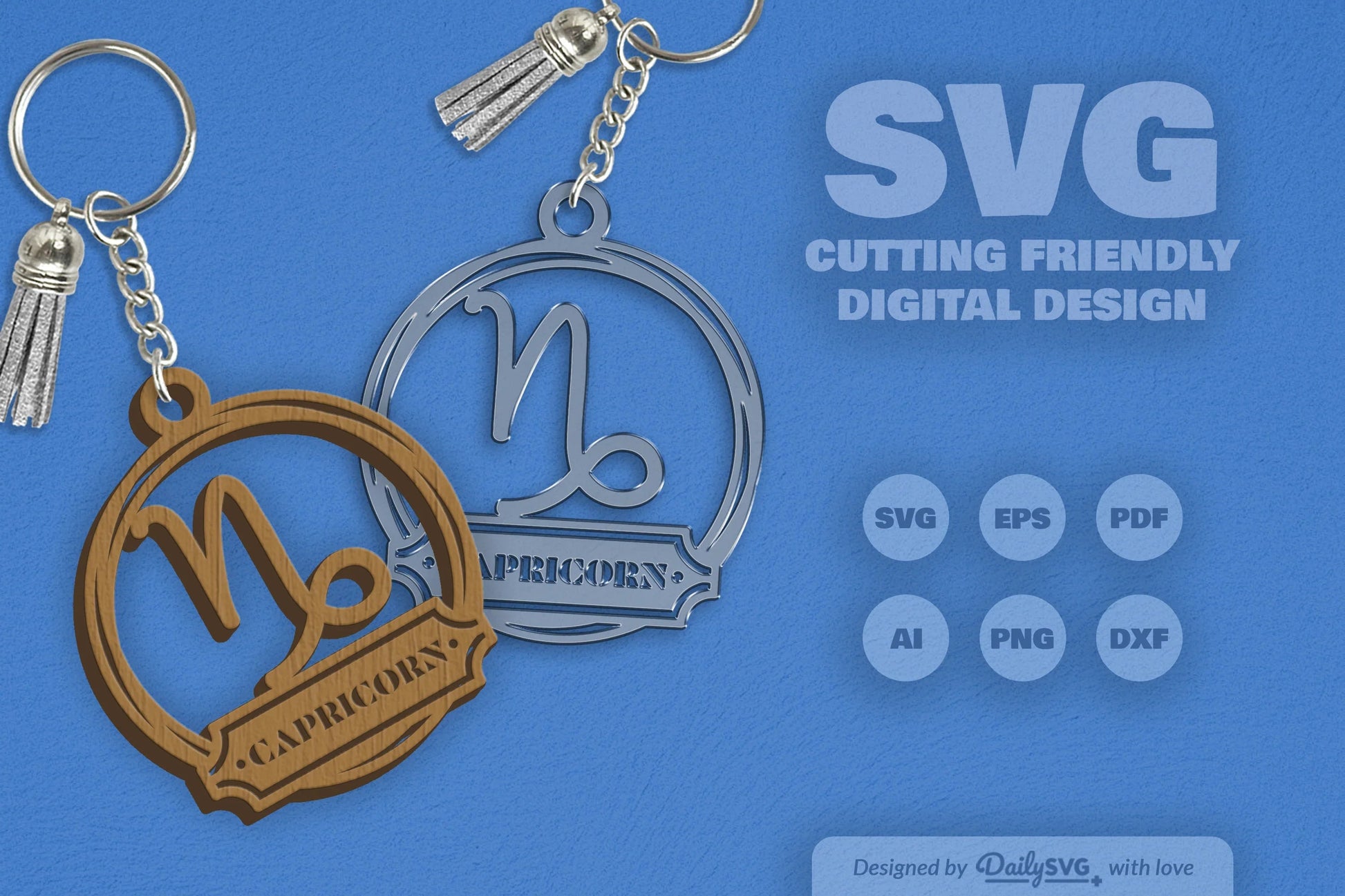 Capricorn Zodiac Sign SVG Bundle - CraftNest - Digital Crafting and Art