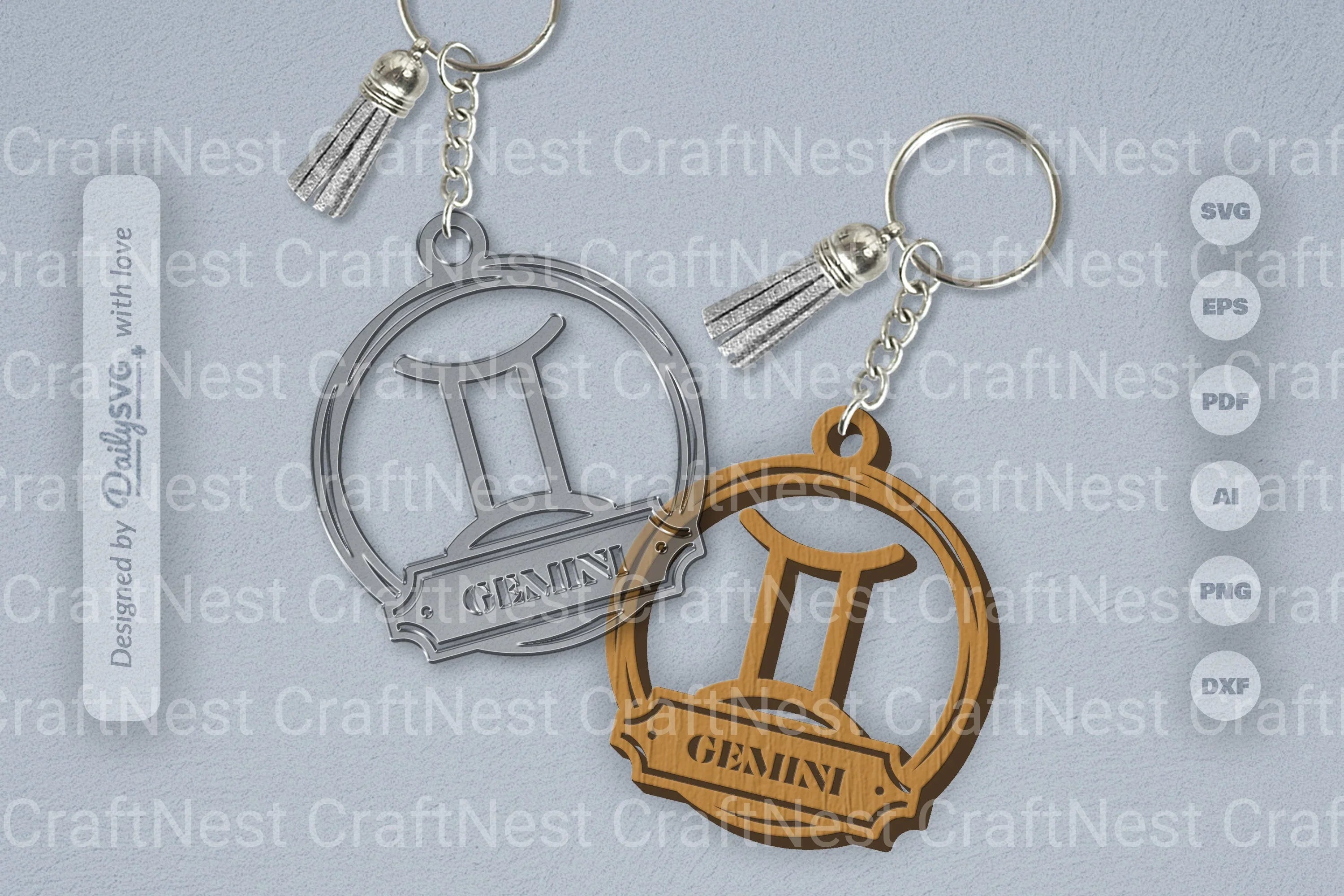 Gemini Zodiac Sign SVG Bundle