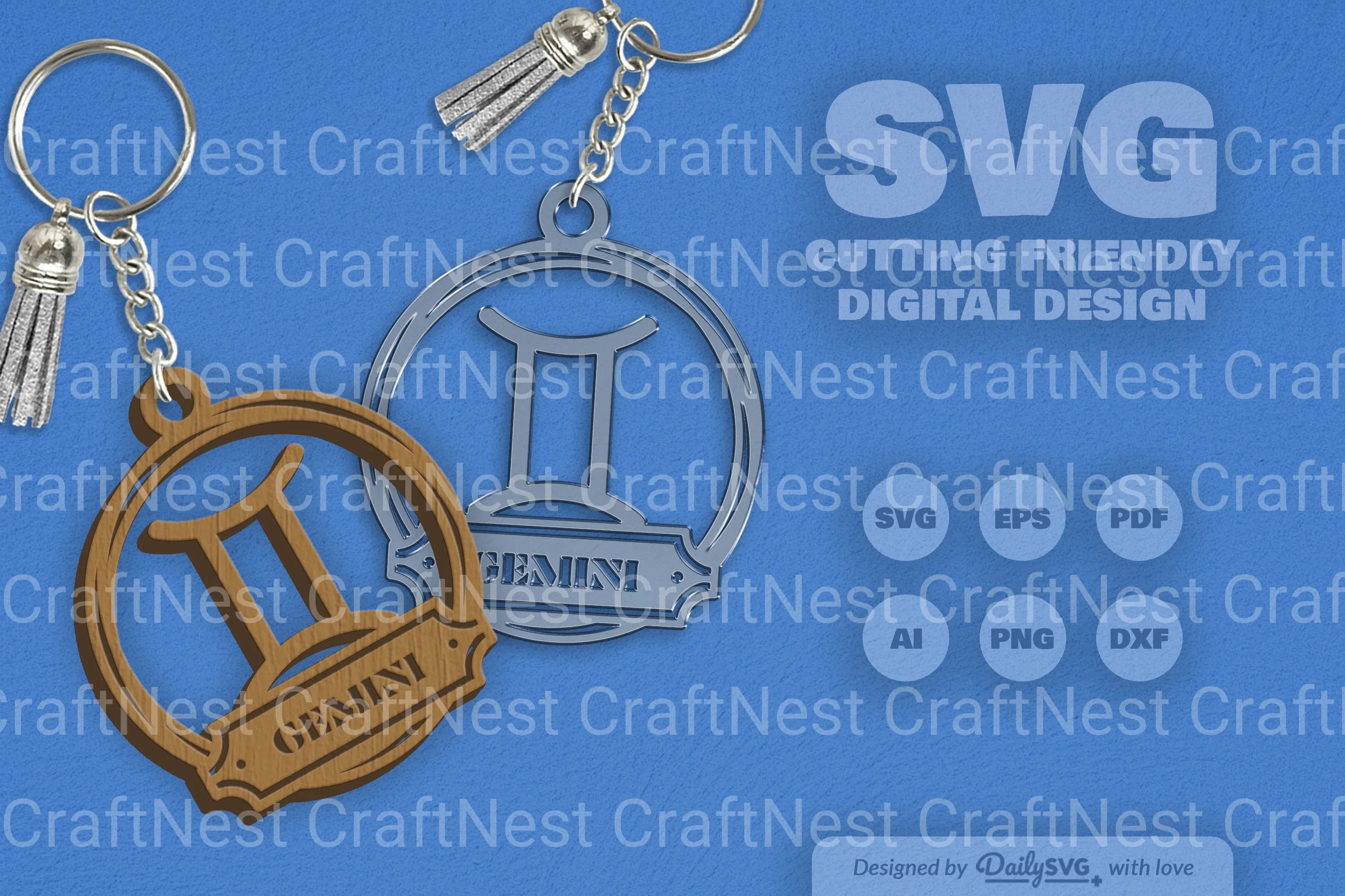 Gemini Zodiac Sign SVG Bundle