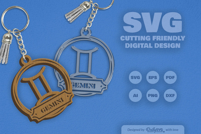 Gemini Zodiac Sign SVG Bundle - CraftNest - Digital Crafting and Art
