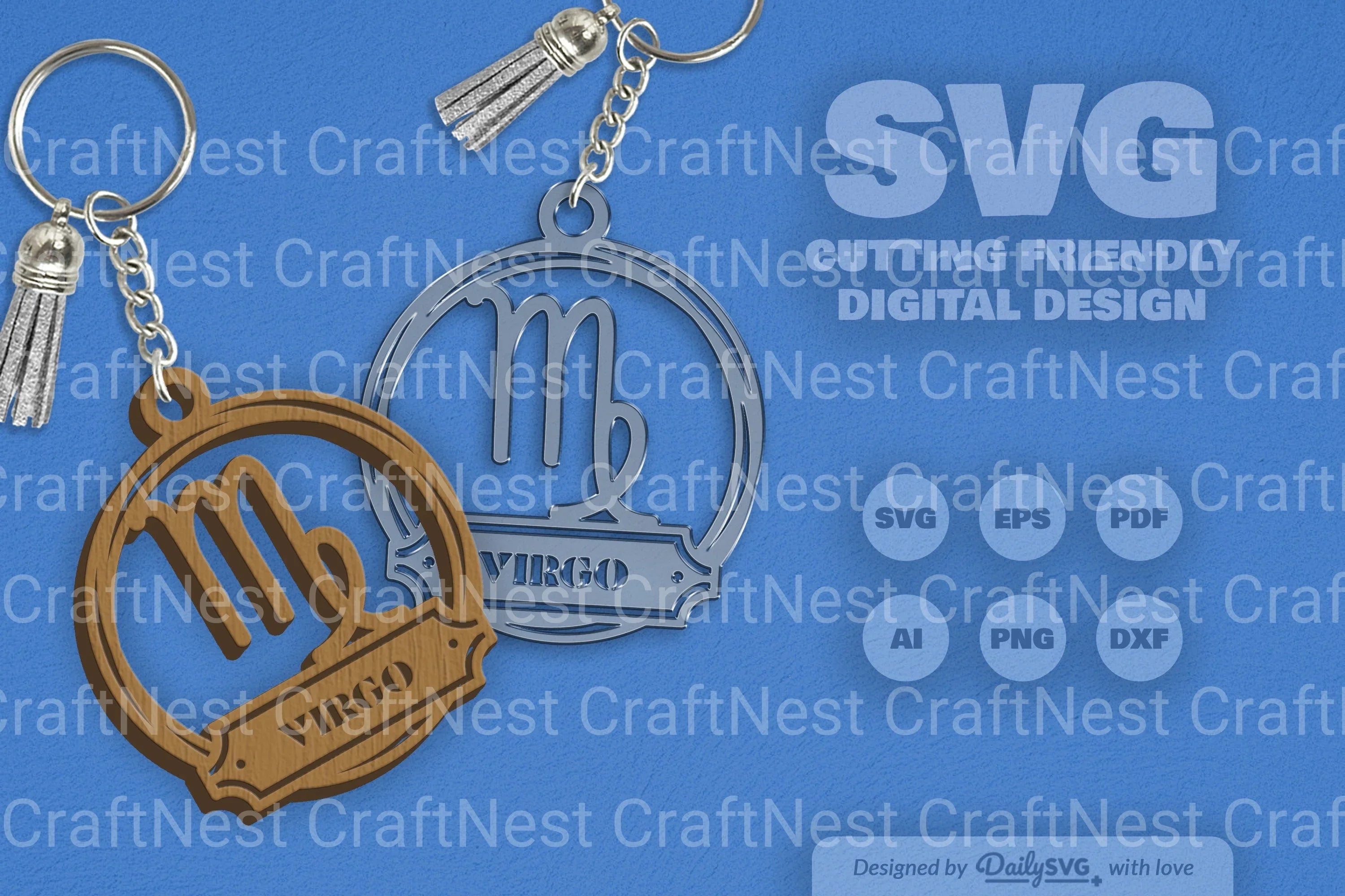 Virgo Zodiac Sign SVG Bundle