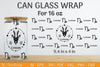 Zodiag Beer Can Glass 16 OZ SVG Bundle