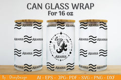 Zodiac Beer Can Glass 16 OZ SVG Bundle - CraftNest - Digital Crafting and Art