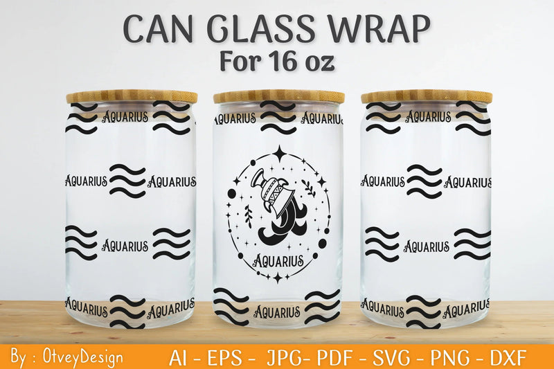 Zodiac Beer Can Glass 16 OZ SVG Bundle - CraftNest - Digital Crafting and Art