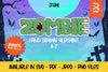 Zombie Alphabet SVG Bundle