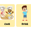 Action Verbs Flashcards for Kids