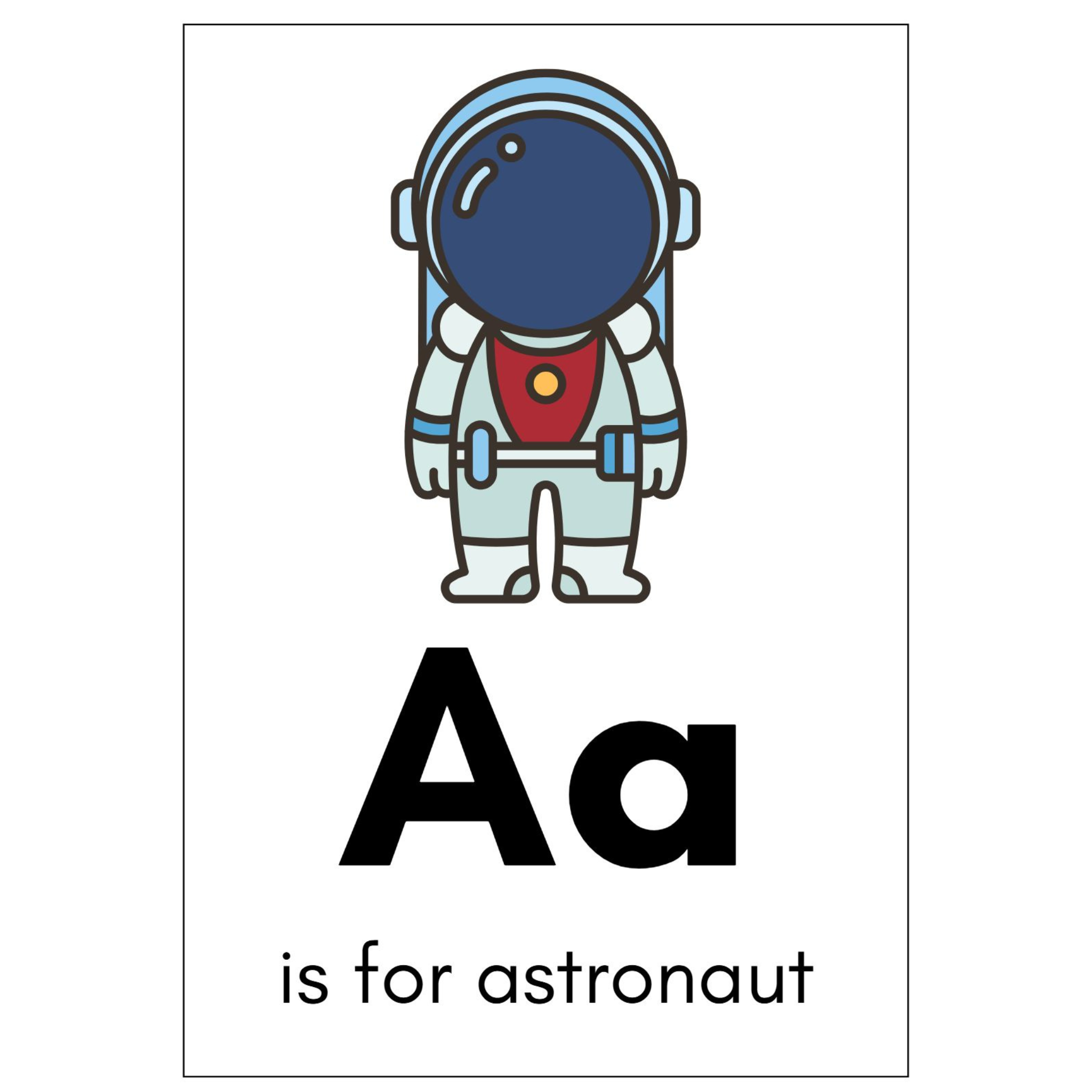Alphabet Object Flashcards a Z