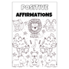 Animal Positive Affirmations Coloring Book