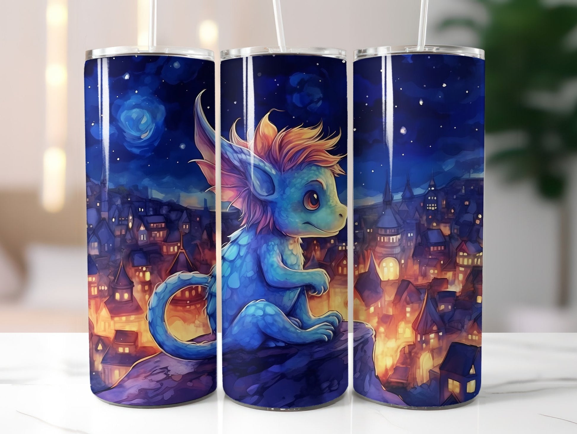 Cute Baby Dragons Tumbler Wrap - CraftNest