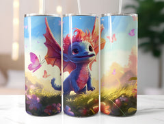 Cute Baby Dragons Tumbler Wrap - CraftNest