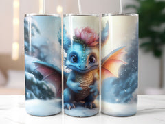 Cute Baby Dragons Tumbler Wrap - CraftNest