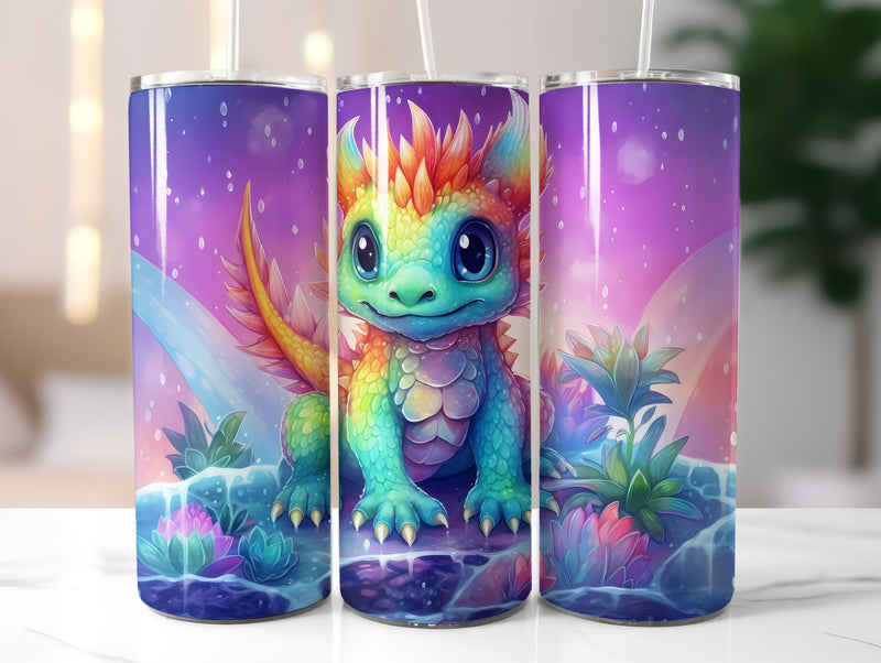 Cute Baby Dragons Tumbler Wrap - CraftNest