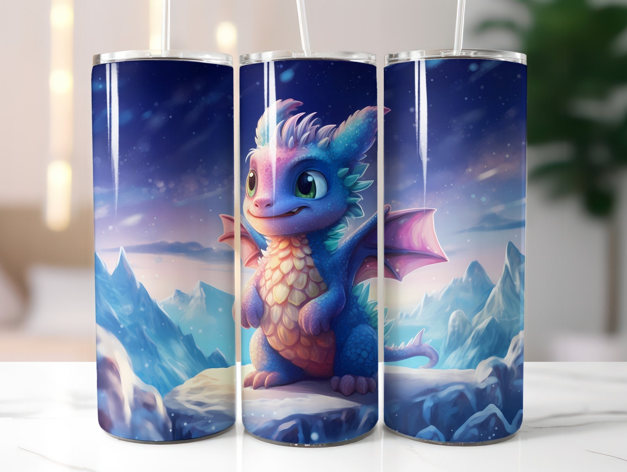 Cute Baby Dragons Tumbler Wrap - CraftNest