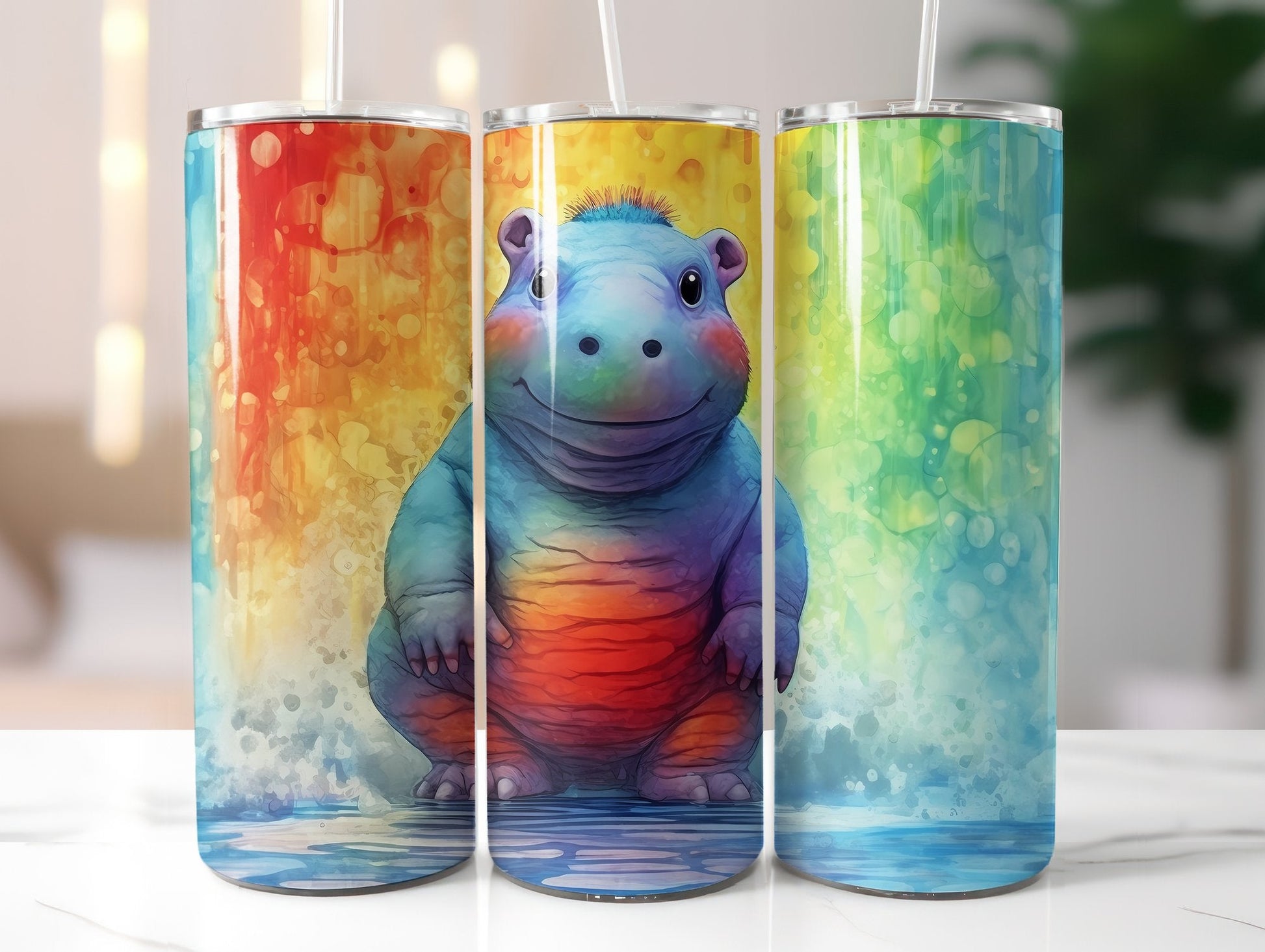 Baby Hippo Tumbler Wrap - CraftNest
