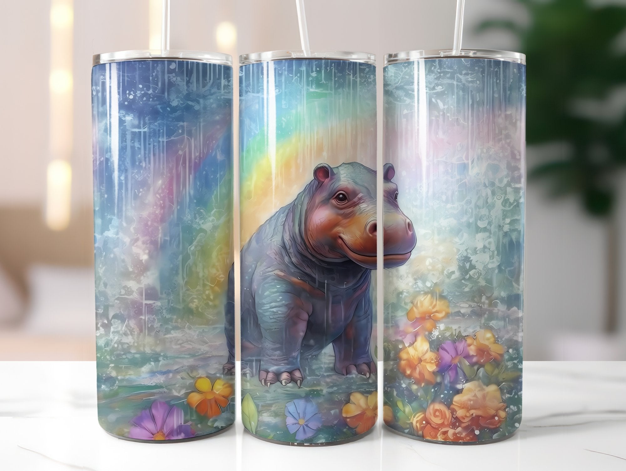 Baby Hippo Tumbler Wrap - CraftNest