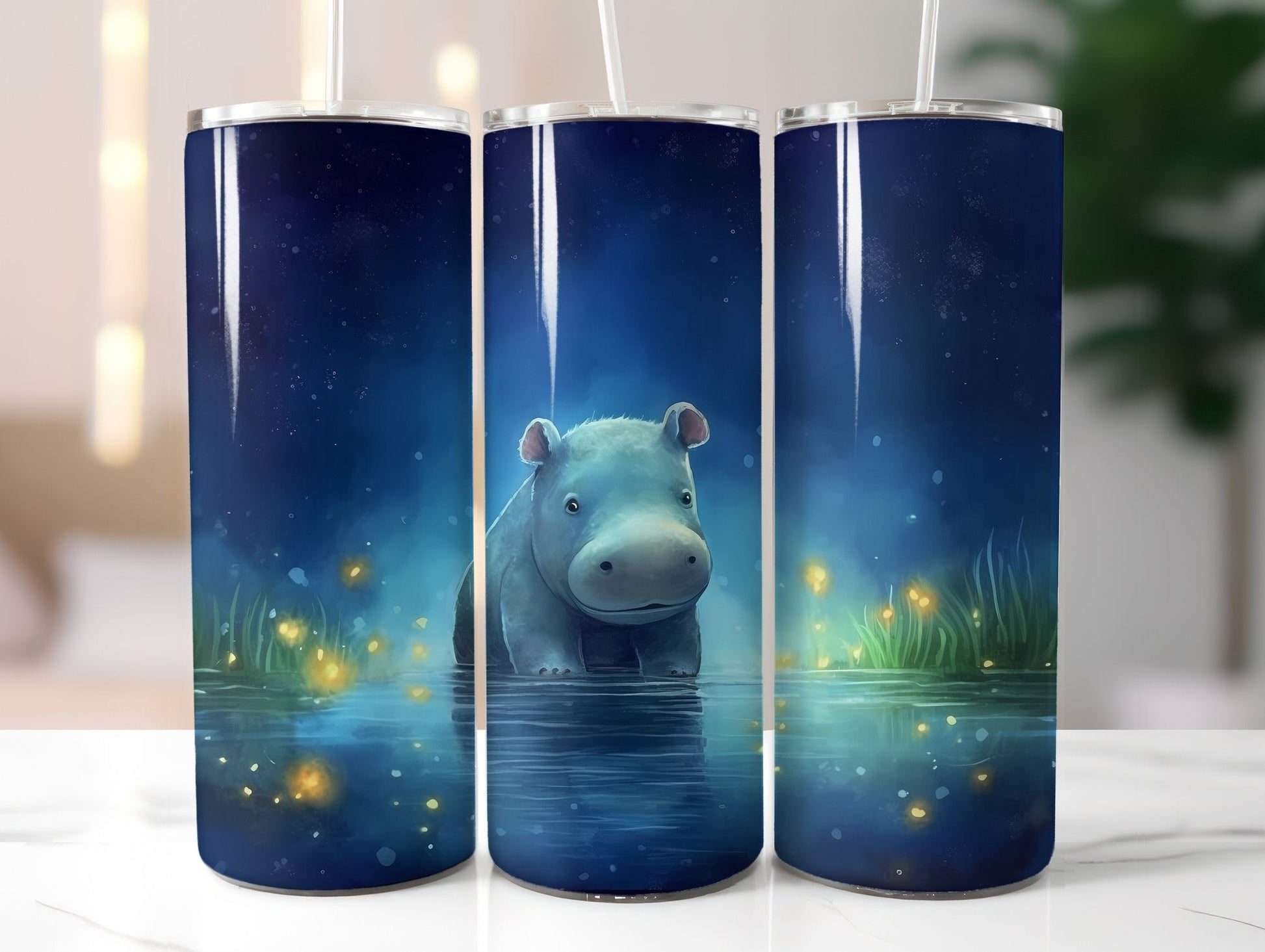 Baby Hippo Tumbler Wrap - CraftNest