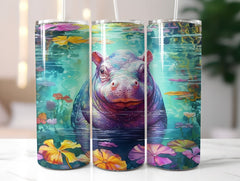 Baby Hippo Tumbler Wrap - CraftNest