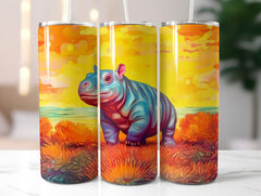 Baby Hippo Tumbler Wrap - CraftNest