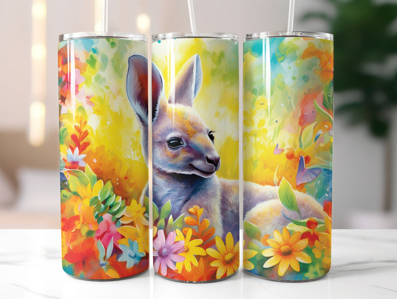 Baby Kangaroos Tumbler Wrap - CraftNest
