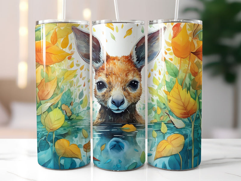 Baby Kangaroos Tumbler Wrap - CraftNest