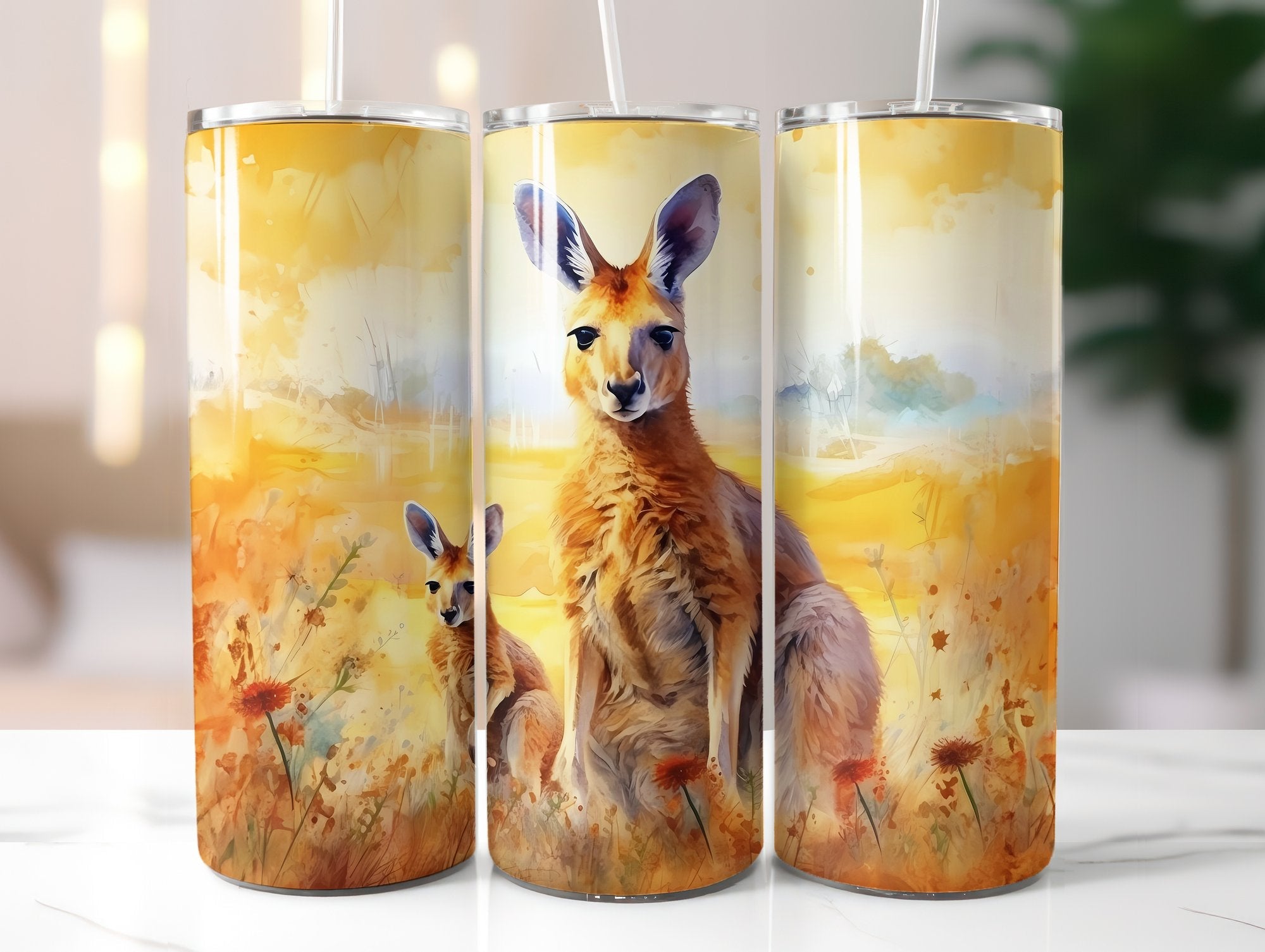 Baby Kangaroos Tumbler Wrap - CraftNest